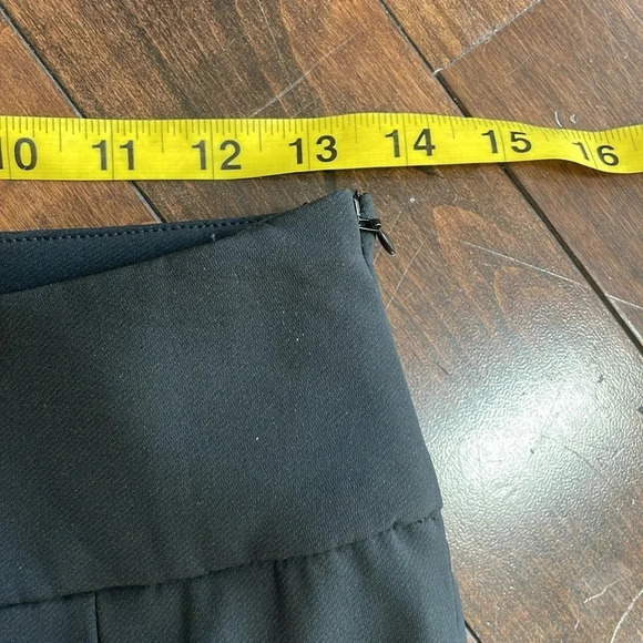 Good American The Exec Pant Black Straight leg Ankle zip Size L NWT Stretch - Picture 7 of 15